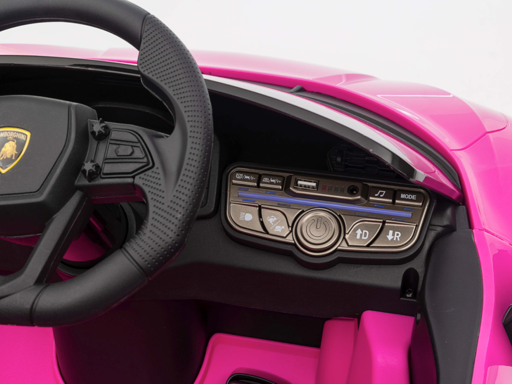 Lamborghini Revuelto | Elektrische kinderauto | 12V | Roze |