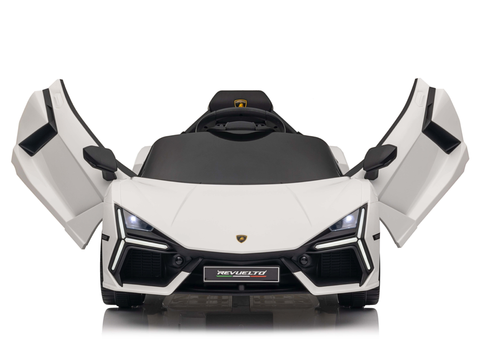 Lamborghini Revuelto | Elektrische kinderauto | 12V | Wit |