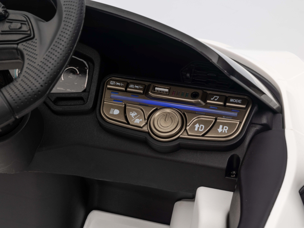 Lamborghini Revuelto | Elektrische kinderauto | 12V | Wit |