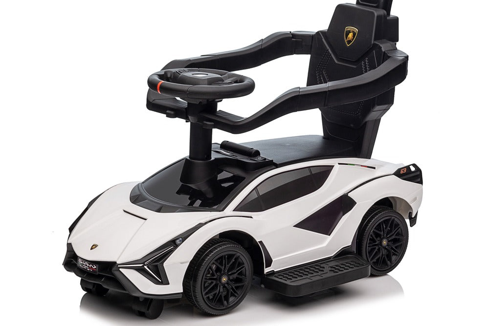 Lamborghini Sian | Duw-/loopauto in één | Wit |