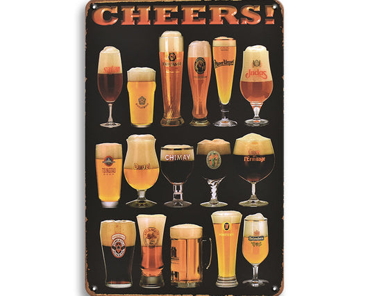 Metalen wandbord | Cheers! #4 |