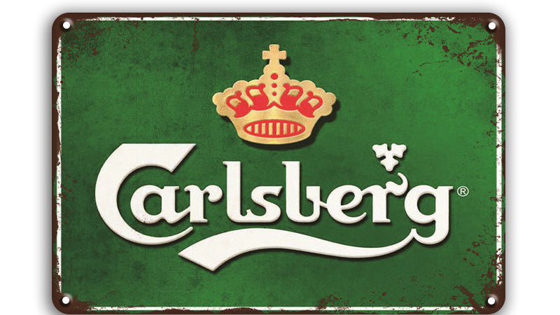 Metalen wandbord | Carlsberg |