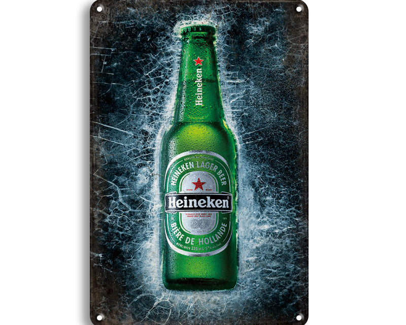 Metalen wandbord | Heineken | Fles #2 |