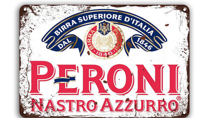 Metalen wandbord | Peroni |