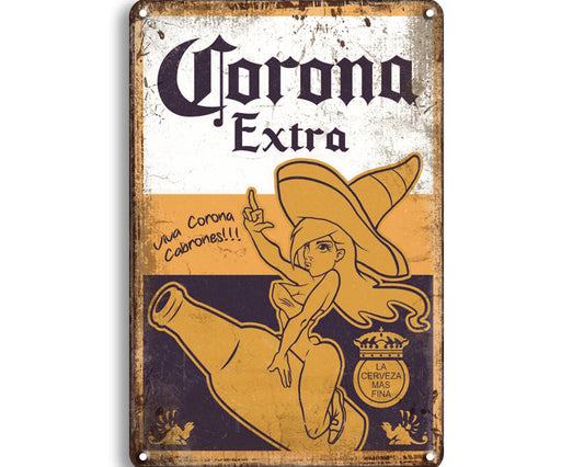 Metalen wandbord | Corona Extra |