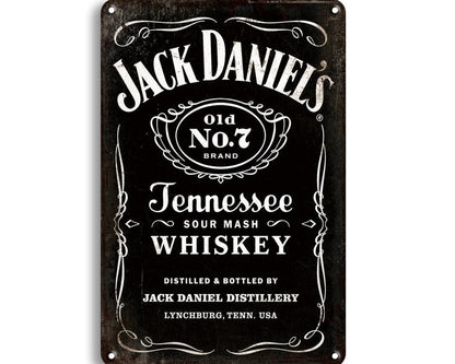 Metalen wandbord | Jack Daniels | Tennessee Whiskey |