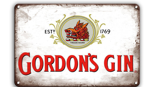 Metalen wandbord | Gordon's Gin |