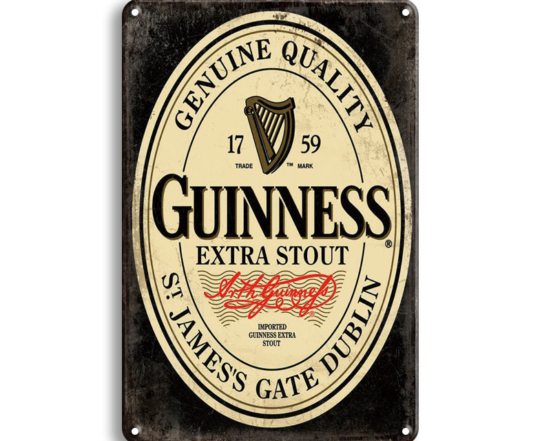 Metalen wandbord | Guinness | Extra Stout |