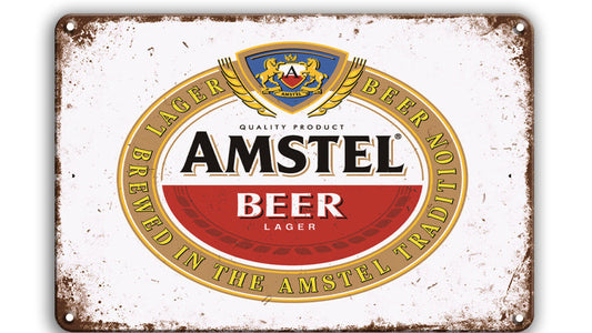Metalen wandbord | Amstel beer |