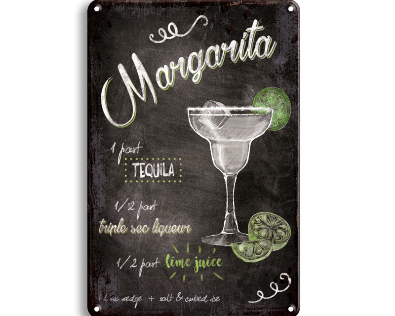 Metalen wandbord | Margarita |