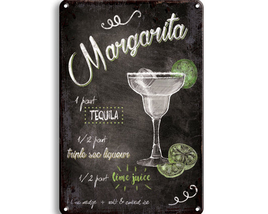 Metalen wandbord | Margarita |