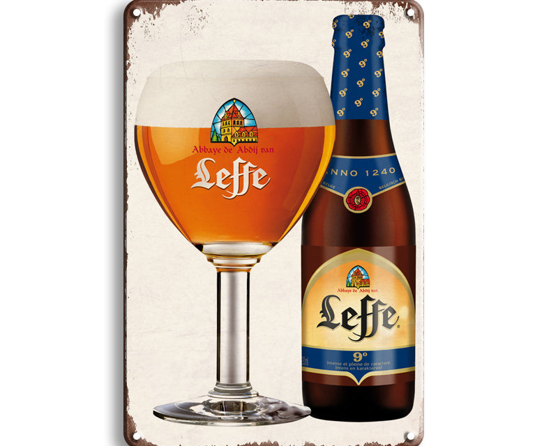 Metalen wandbord | Leffe |