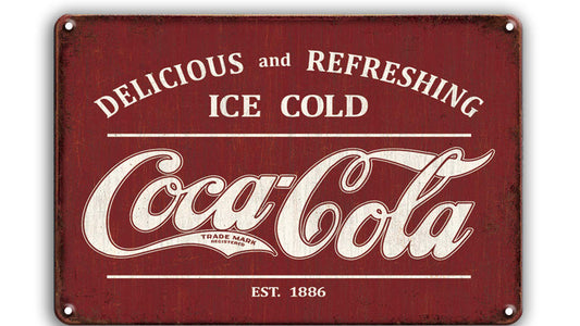 Metalen wandbord | Coca Cola | Coke |