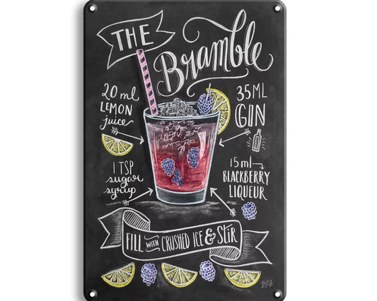 Metalen wandbord | The Bramble |