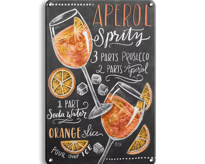 Metalen wandbord | Aperol Spritz #2 |