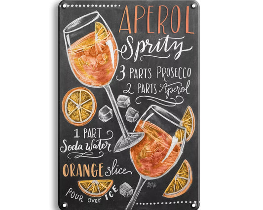 Metalen wandbord | Aperol Spritz #2 |
