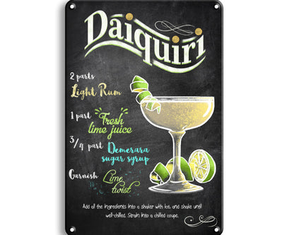 Metalen wandbord | Daiquiri |