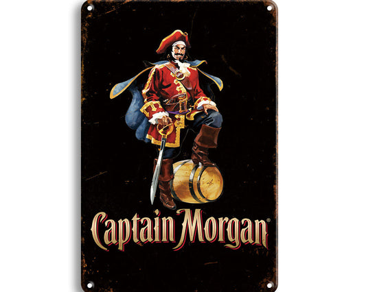 Metalen wandbord | Captain Morgan |