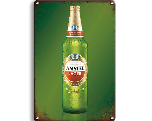 Metalen wandbord | Amstel Lager |