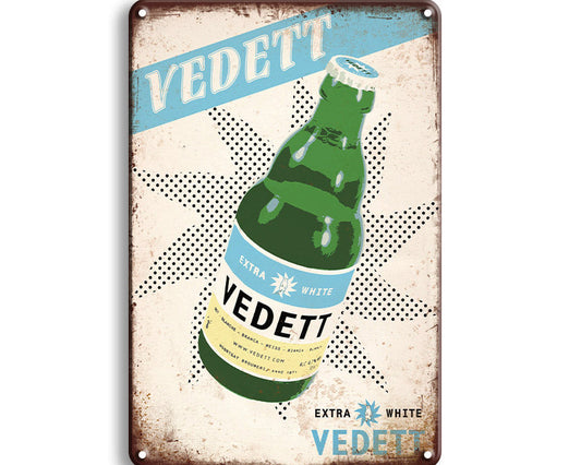 Metalen wandbord | Vedett |