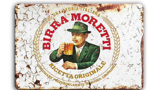 Metalen wandbord | Birra Moretti |