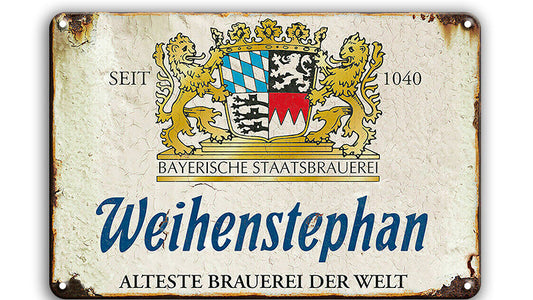 Metalen wandbord | Weihenstephan |
