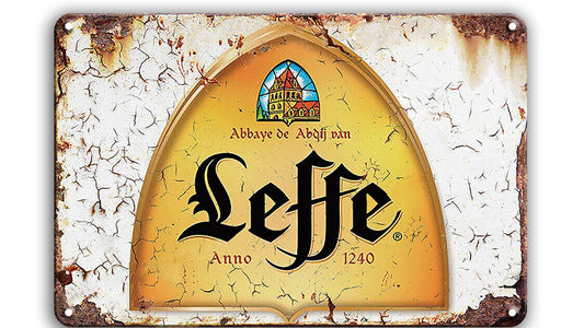 Metalen wandbord | Leffe |