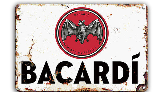 Metalen wandbord | Bacardi |