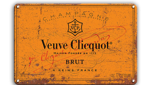 Metalen wandbord | Veuve Clicquot |