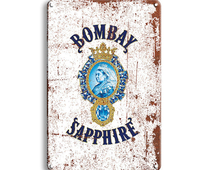 Metalen wandbord | Bombay Sapphire |