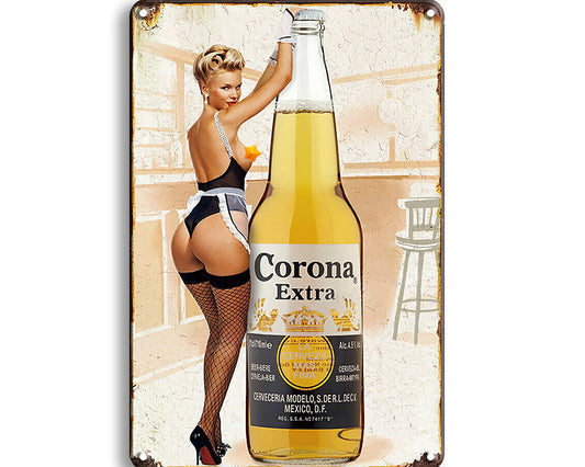 Metalen wandbord | Corona Extra bier |