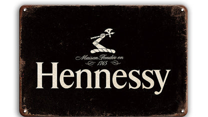 Metalen wandbord | Hennessy |