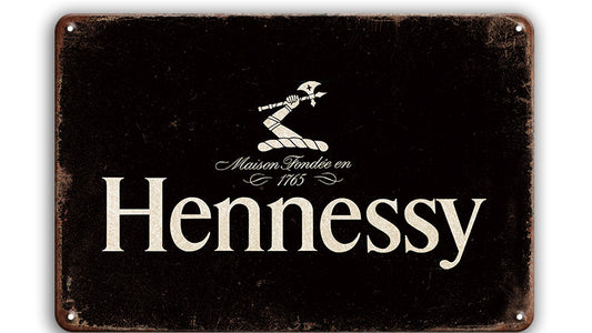Metalen wandbord | Hennessy |