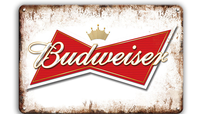 Metalen wandbord | Budweiser |