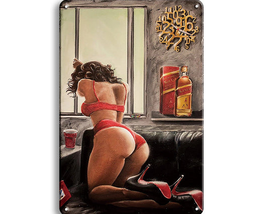 Metalen wandbord | Red Label |