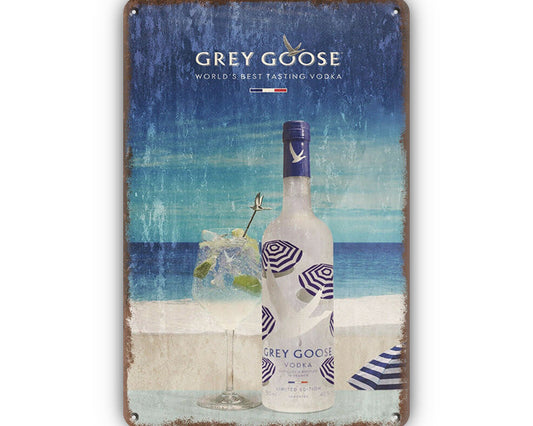 Metalen wandbord | Grey Goose | World's best tasting vodka |
