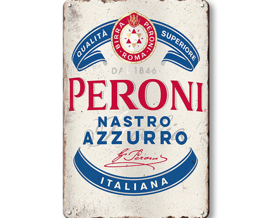 Metalen wandbord | Peroni |