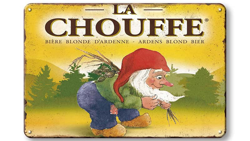 Metalen wandbord | La Chouffe |