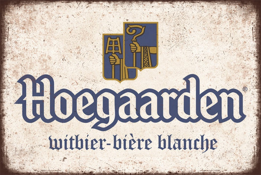 Metalen wandbord | Hoegaarden |