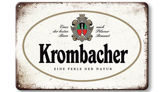 Metalen wandbord | Krombacher |