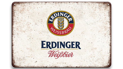 Metalen wandbord | Erdinger Weisbier |