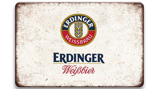 Metalen wandbord | Erdinger Weisbier |