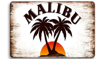 Metalen wandbord | Malibu |