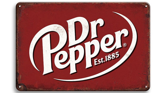 Metalen wandbord | Dr Pepper |