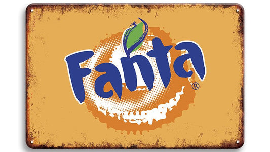 Metalen wandbord | Fanta #2 |