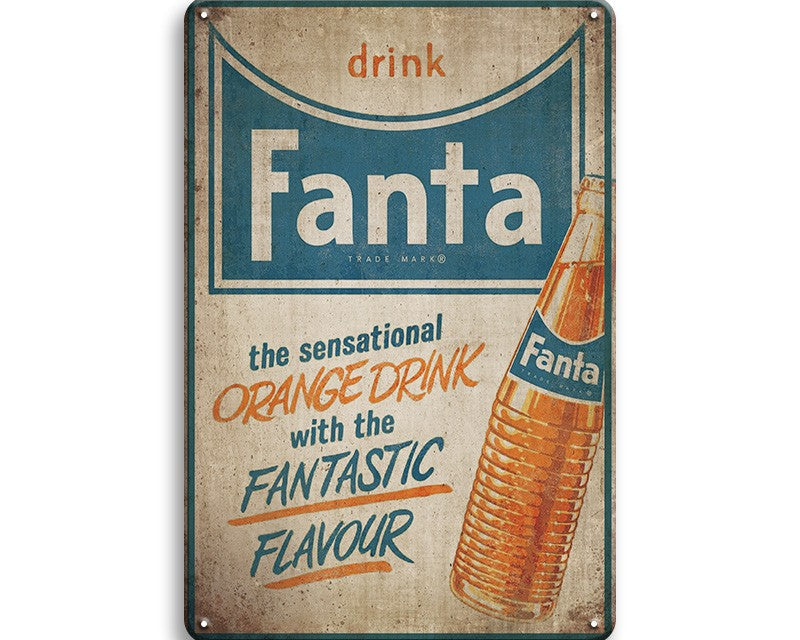 Metalen wandbord | Fanta drink |