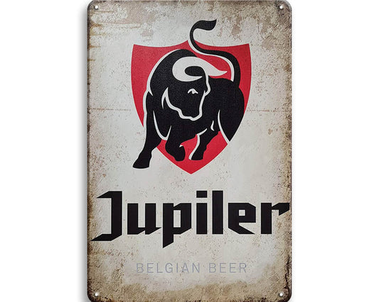 Metalen wandbord | Jupiler | Belgian beer |