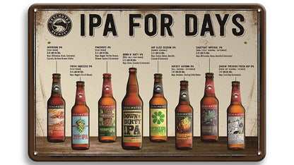 Metalen wandbord | IPA for days |