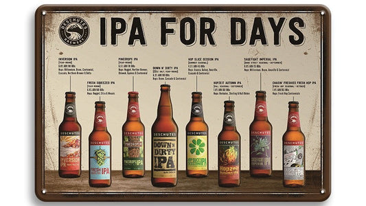 Metalen wandbord | IPA for days |