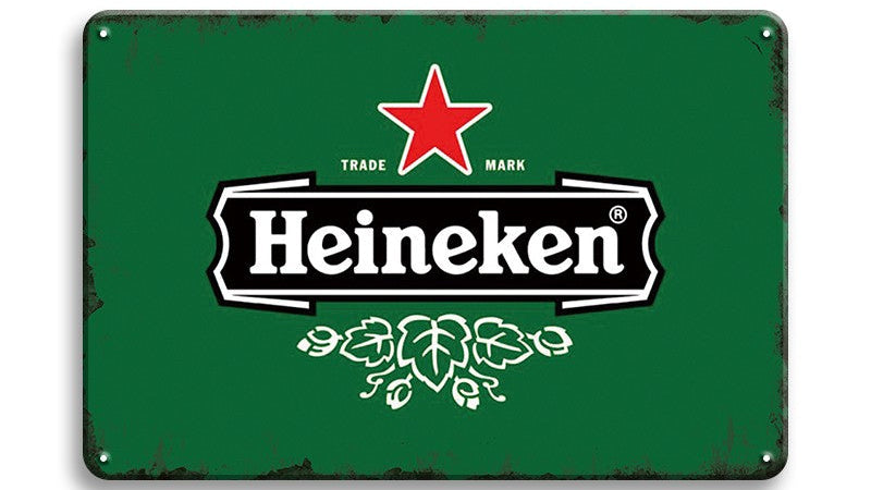 Metalen wandbord | Heineken | Trade mark |